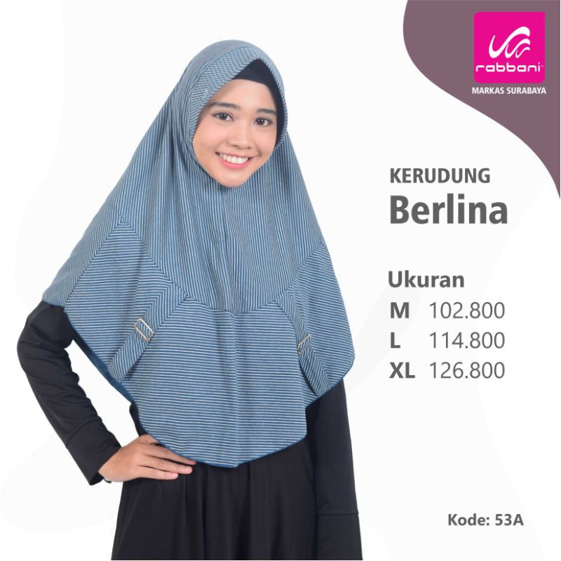 SISA 1 PCS Kerudung Rabbani Instan Berlina