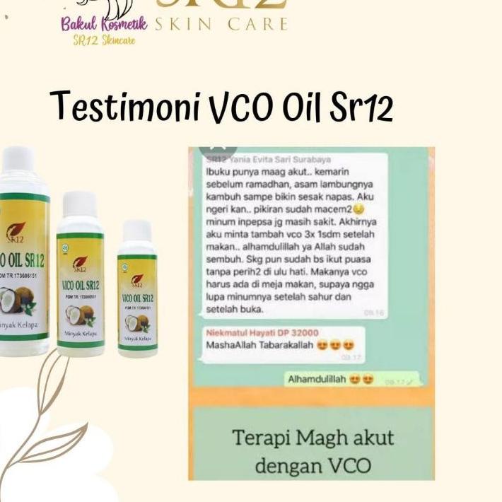 

7.7 SALE VCO SR12/MINYAK KELAPA/UNTUK SEMUA KELUHAN PENYAKIT !