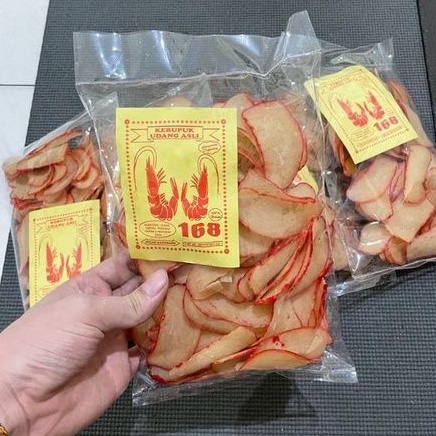

Kerupuk Udang Asli 168 Khas Pulau Rangsang Packing Kotak /Instan