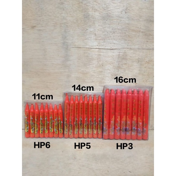 lilin merah nenas / lilin merah naga / lilin merah isi 8 batang