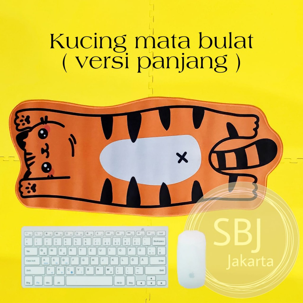Mouse Pad Korea Premium Tebal kualitas Top Anti Slip Motif Kartun SB02 Large Size mousepad