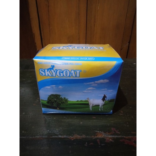 

susu kambing etawa bubuk full cream madu propolis skygoat per box isi 8 sachet