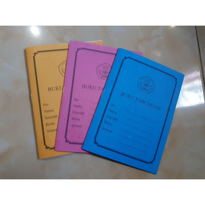 

Buku tabungan kecil ukuran A6