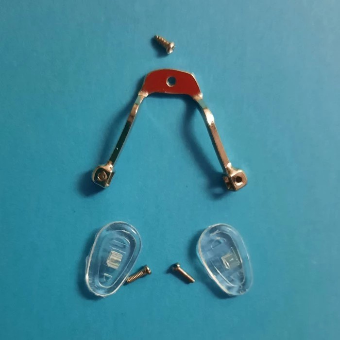 Set Tangkai Stainless/Guard Arm Nosepad Kacamata