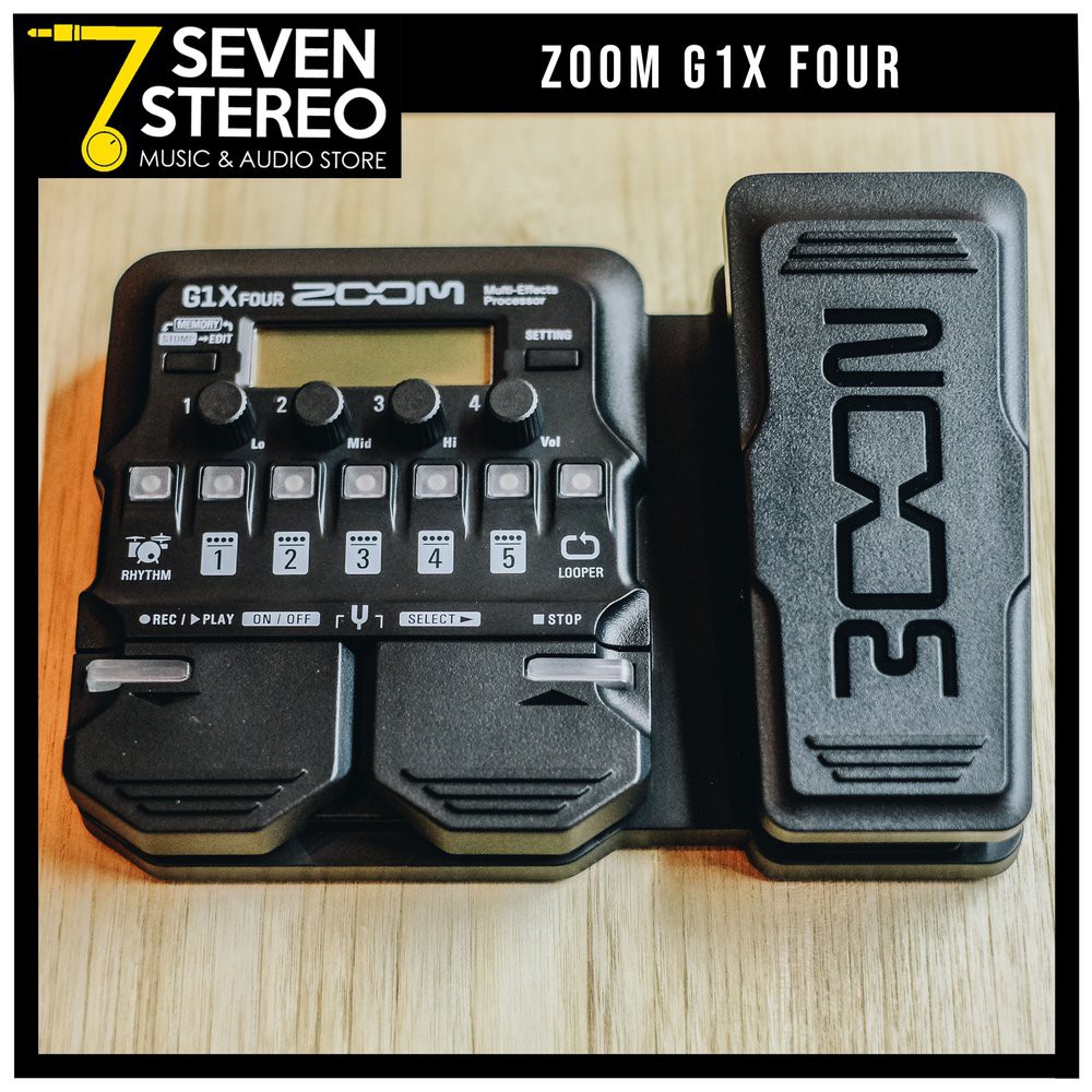 Zoom G1X FOUR Multi Effect Processor - Dengan/Tanpa Adaptor