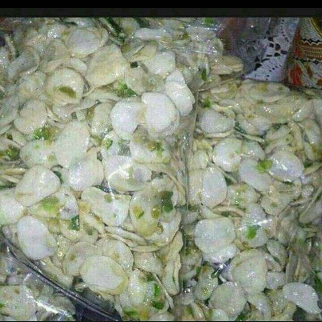 

Seblak kerupuk cabe hijau