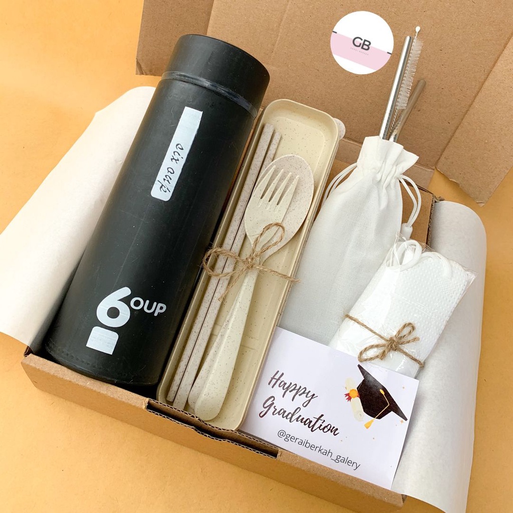 HAMPERS GIFT BOX TUMBLER KADO WISUDA HADIAH CEWEK COWOK