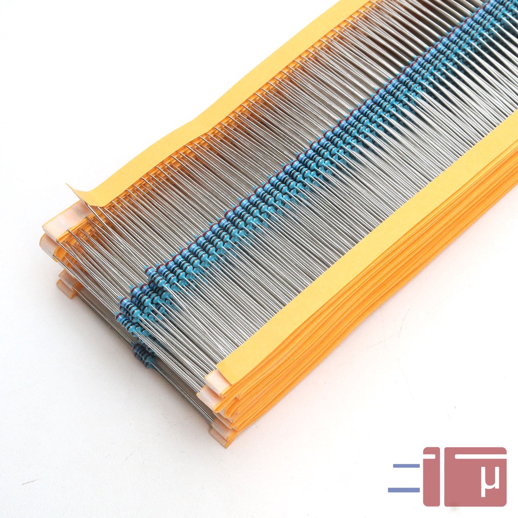 x10 Resistor 2K7 2.7K 1/4W Metal Film 1% Taiwan Kaki Tembaga