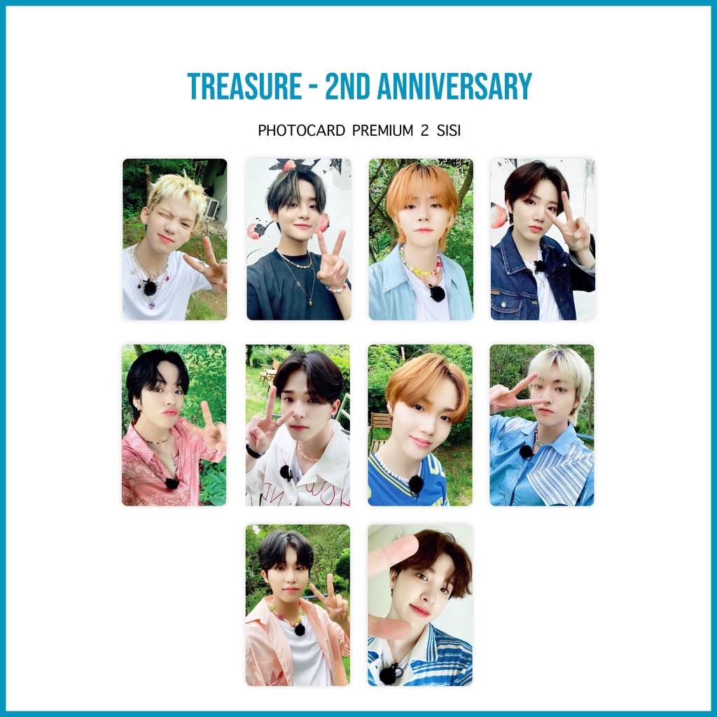 [SET] Photocard Treasure 2nd Anniversary Premium