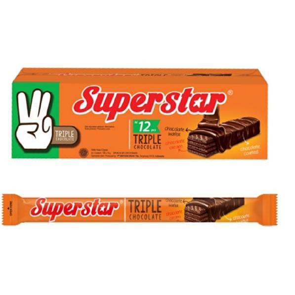 

Murah Banget TQH0P Wafer Superstar Triple Chocolate Box isi 12 Pcs berat 216 Gr by Jadoel Snack 37