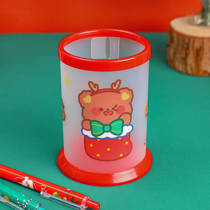 Zzz Cup Organizer Holder Brush Makeup / Pulpen Untuk Pesta Natal Anak