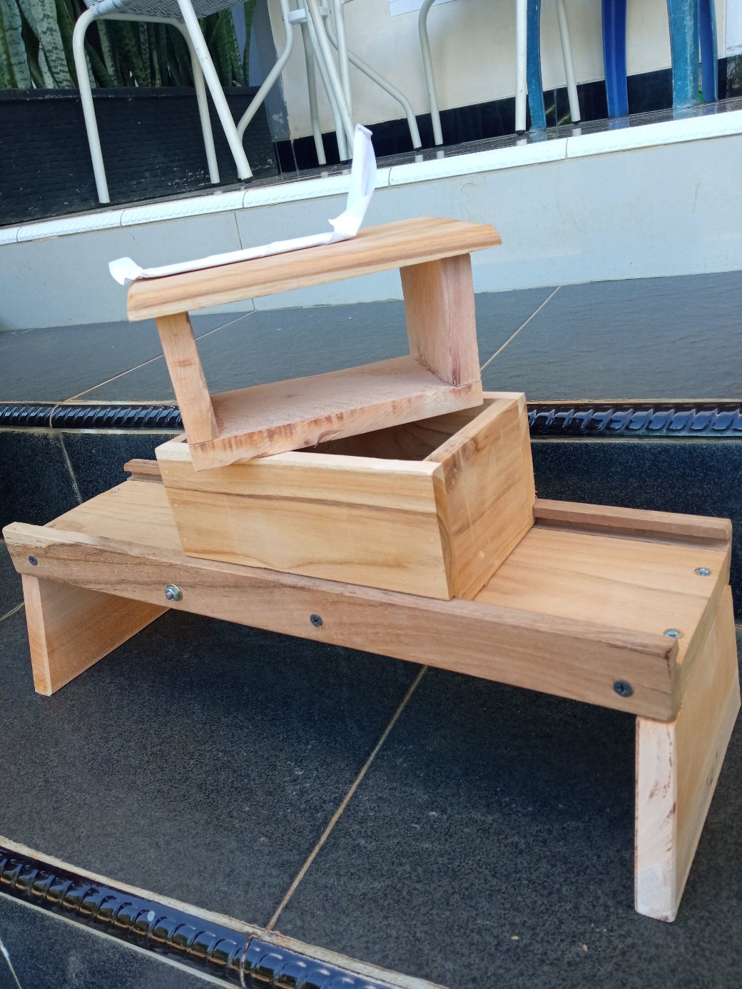 Uk Jumbo Kwalitas Terjamin Pengiris Serbaguna / Pemotong Keripik Kayu Jati Asli