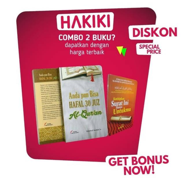 ANDAPUN BISA HAFAL 30 JUZ ALQURAN PLUS BONUS BUKU MOTIVASI
