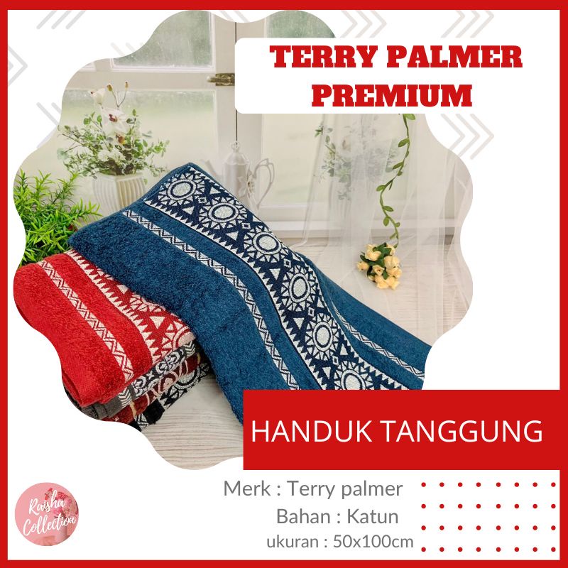 RC Terry Palmer Premium Motif Handuk Mandi Dewasa Tanggung Ukuran 50×100