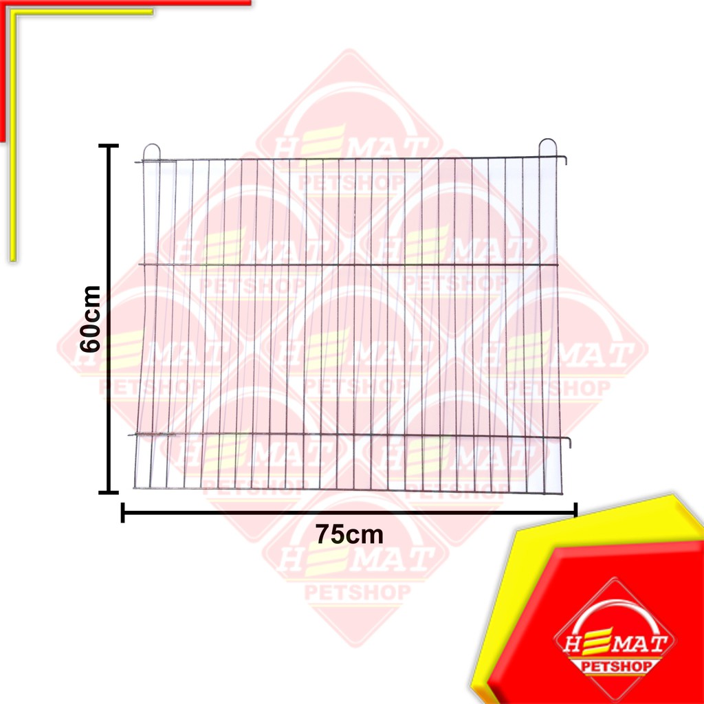 Kandang pagar kelinci kucing anjing Murah 75 X 60 CM