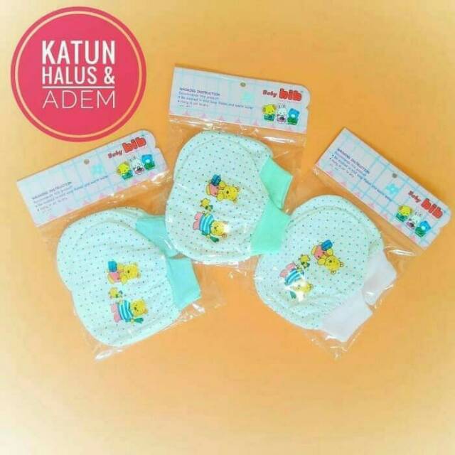 Sarung tangan Baby  BIB  lahir Newborn