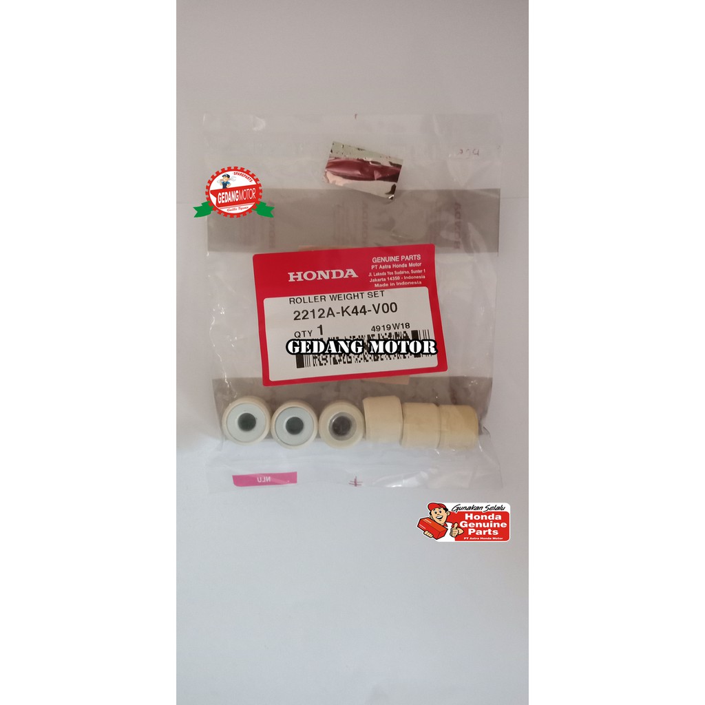 ROLLER BEAT ESP, BEAT POP, ( ROLLER WEIGHT SET ) ORIGINAL HONDA K44