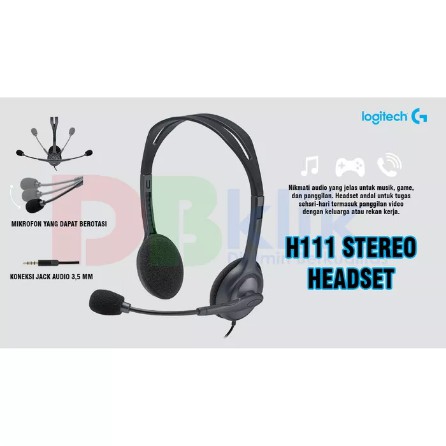 Headset Logitech H111 &quot;H111&quot;