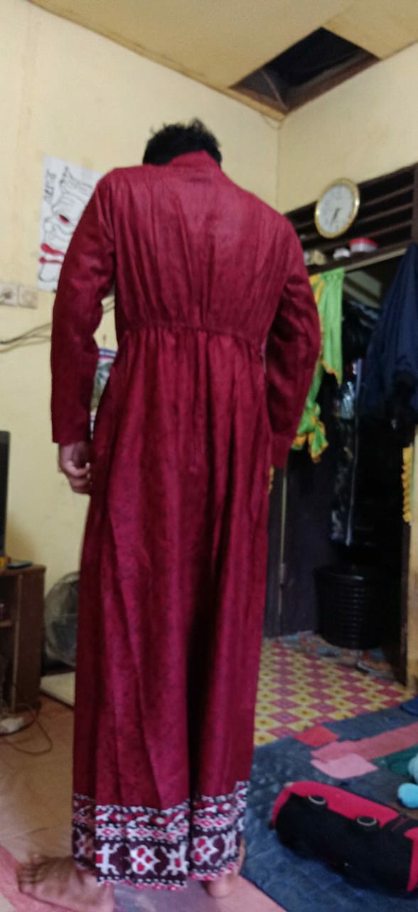 Aska Couple, Batik Couple Keluarga|| Sarimbit Keluarga Motif Mega Mendung Merah Terbaru