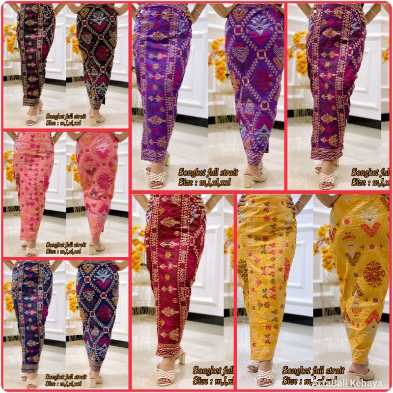 Kamen jadi Songket full strait
