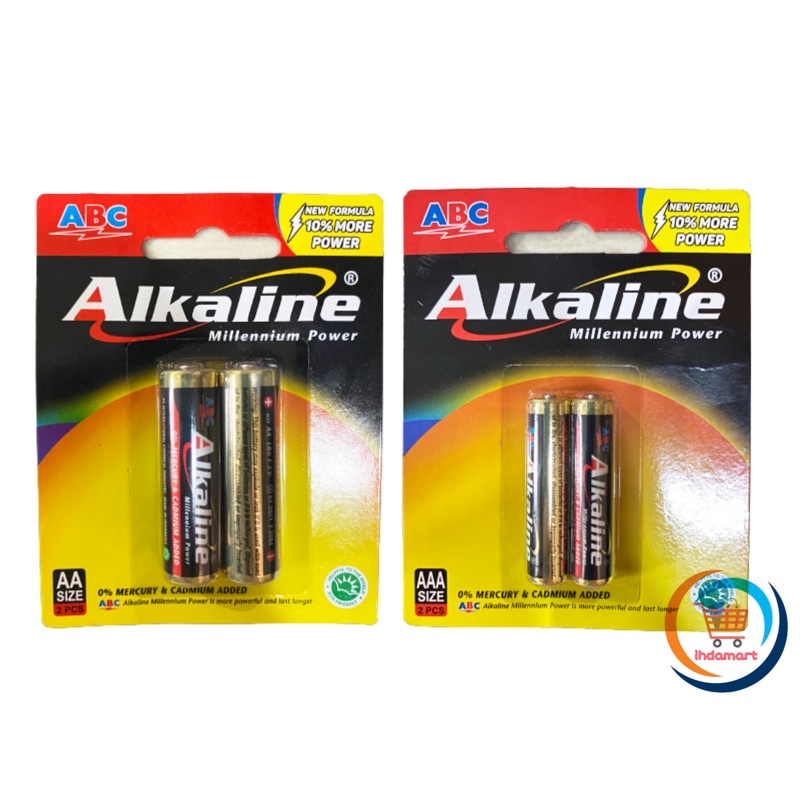 Baterai Alkaline A2 / AA / A3 / AAA Isi 2 pcs