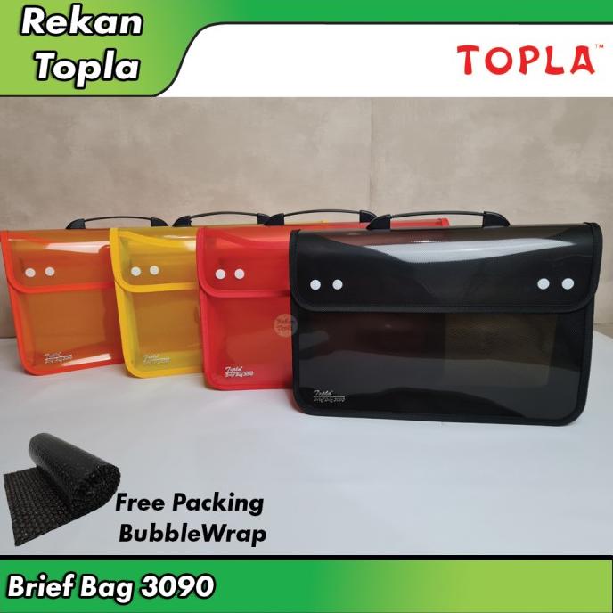 

READY COD Map Plastik Bag Kancing tas dokumen Sekolah / BriefBag 3090 TOPLA PRODUK TERBATAS Kode 681