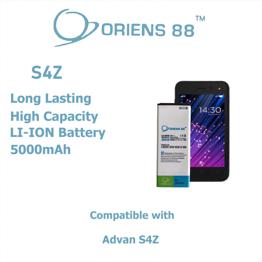 Baterai Batre Battery Double Power OR88/Oriens88 Advan S4Z