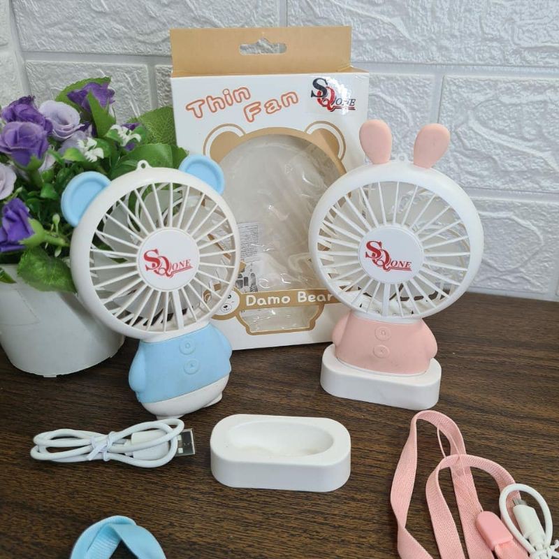 Kipas Angin Portable Karakter SQ One F7