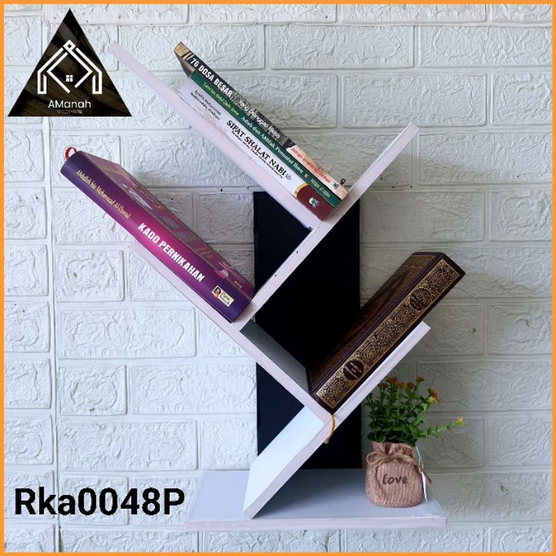 [COD] RAK BUKU GANTUNG MINIMALIS KODE RKA0048 - RAK BUKU PLYWOOD - RAK DINDING HIAS MODERN