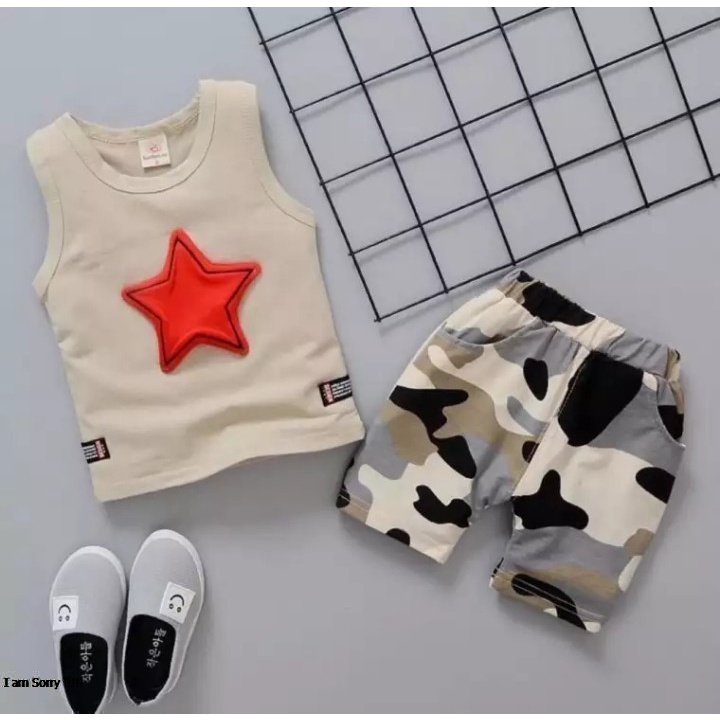 BAJU ANAK LAKI LAKI 1-5 TAHUN SETELAN ANAK LAKI LAKI SETELAN LEKBONG BINTANG SETELAN TERLARIS-1