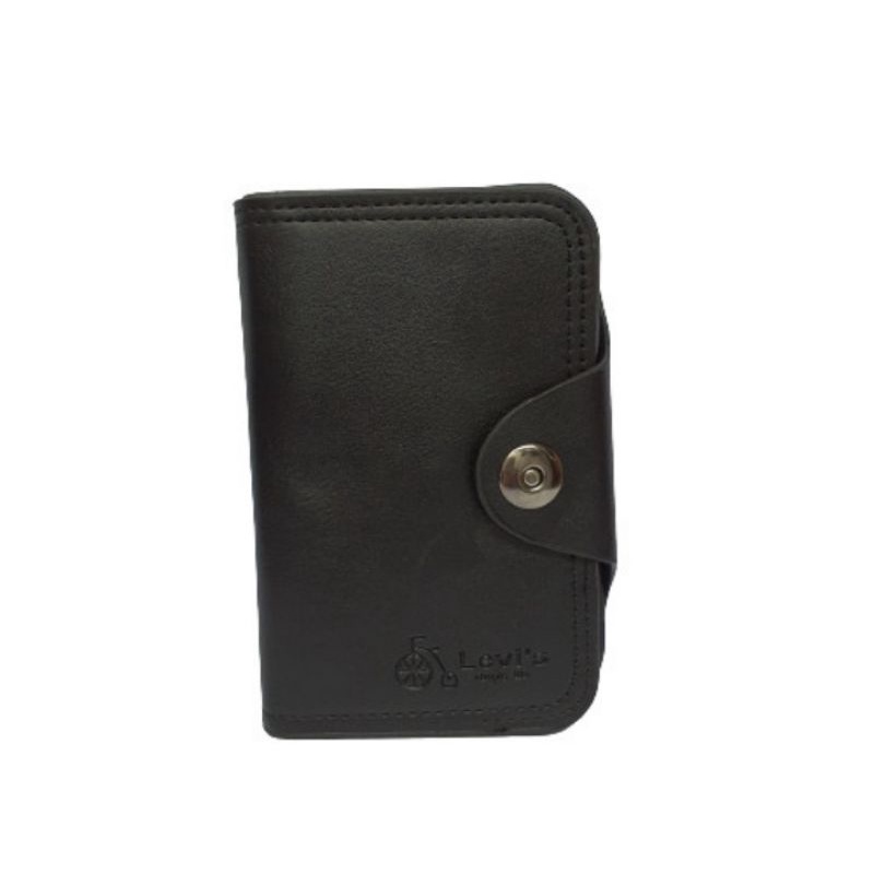 dompet kulit murah semi panjang tanggung pria 10 slot kartu