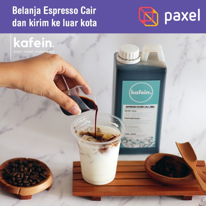 

(BISA COD) [GRAB/GOJEK] PREORDER Espresso cair Kafein 1 Liter - Blend Lali Jiwo