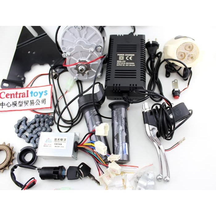 Termurah set sepeda listrik dinamo 24V 250W MY1016Z aksesoris sepeda E-bike