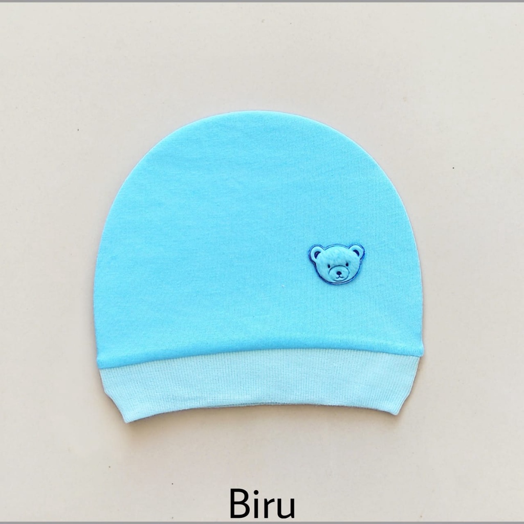 1 LUSIN (12 pcs) Topi bayi BULAT harga grosir TERMURAH