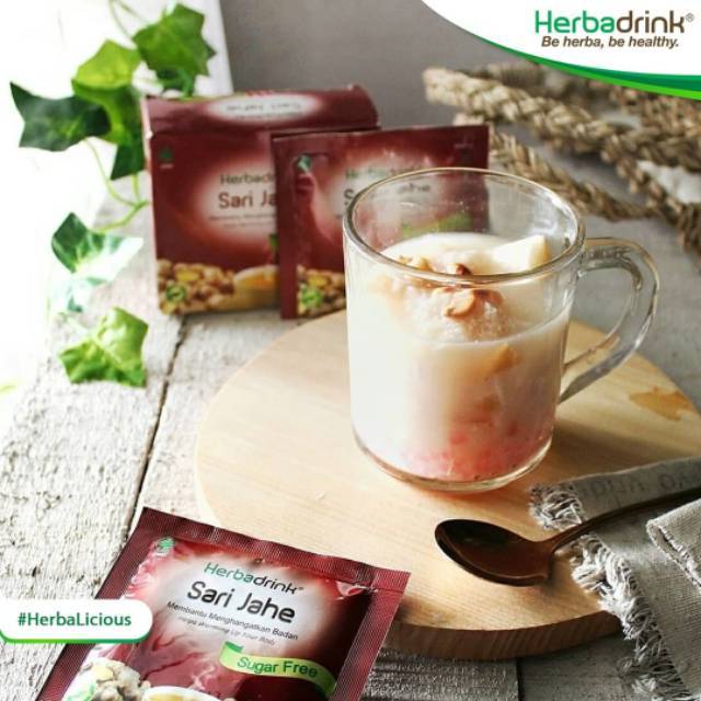 

Herbadrink Sari Jahe Sugar Free 5 Sachet Serbuk Minuman Menghangatkan Badan