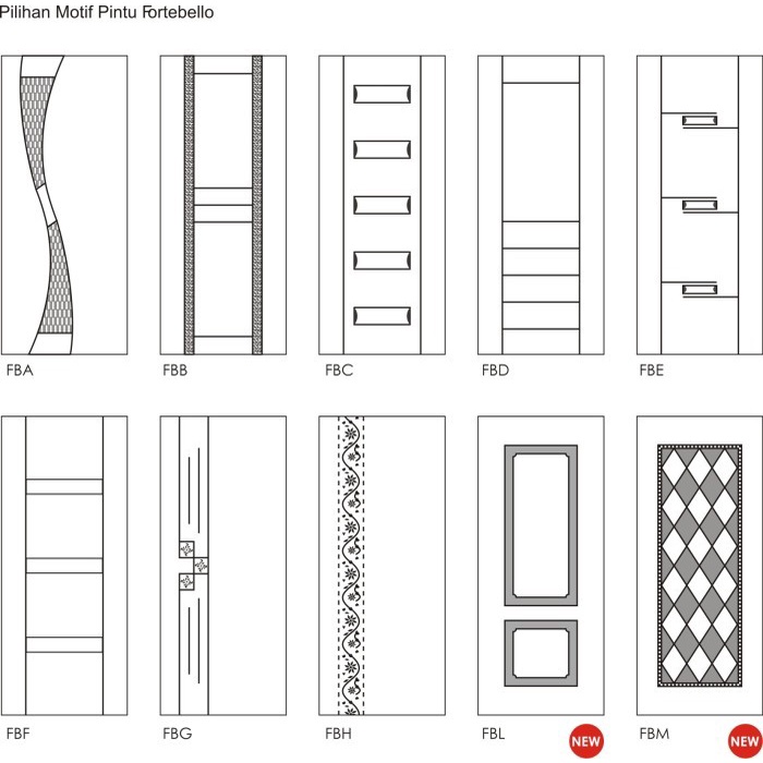 PINTU ABS  PINTU SERBAGUNA SPLUS FORTEBELLO 80x2100