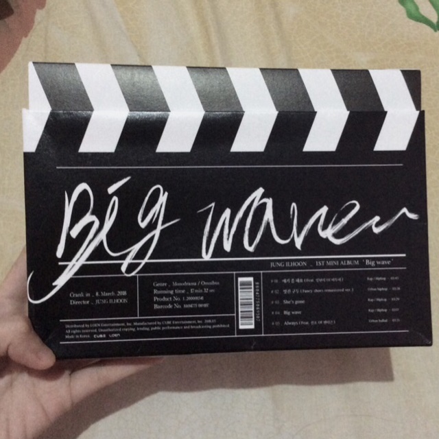 Btob Jung Ilhoon - Big Wave Album