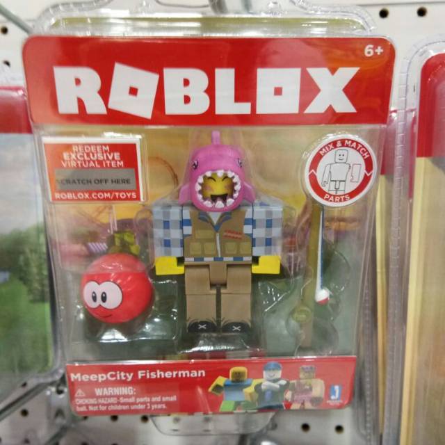 Roblox Figure Meep City Fisherman Shopee Indonesia - roblox meepcity fisherman core figure pack by jazwares