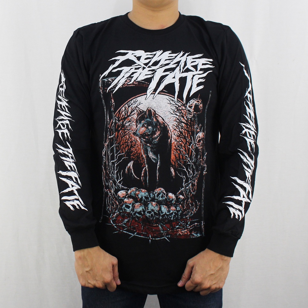 BAJU LENGAN PANJANG REVENGE THE FATE - BAJU MUSIK REVENGE THE FATE LENGAN PANJANG - LONGSLEEVE MUSIK 02 - KAOS MUSIK RTF - KAOS LENGAN PANJANG PRIA - KAOS PRIA - SLIPKNOT - ACDC - AVENGED SEVEN FOLD - BRING ME THE HORIZON - BLACK SABATH - BURGERKILL