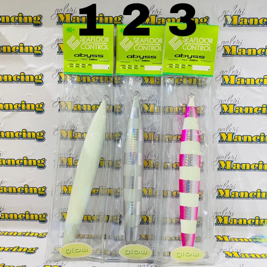 Umpan Jig Seafloor Abbys 400gr Glow