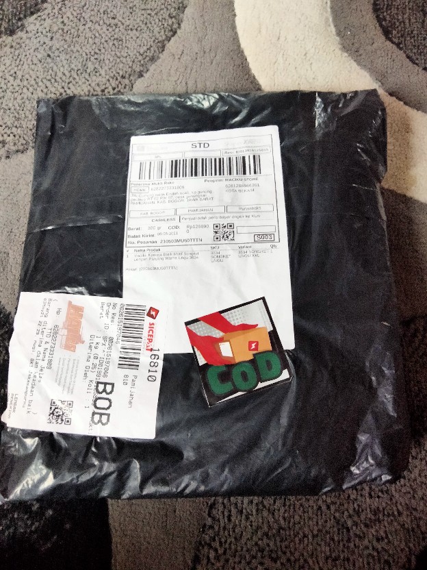 Maciku Kemeja Batik Motif Songket Lengan Panjang Warna Ungu 3634