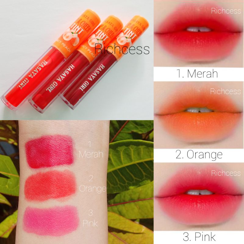 [BISA PILIH WARNA] LIPTINT HASAYA / HASAYA TINT / LIPTINT NATURAL / LIPTINT REMAJA / LIP TINT