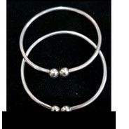 Gelang Silver Polos Paku Pria Wanita Promo