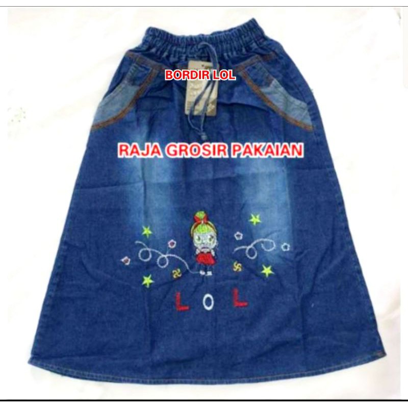 Rok Jeans Anak Premium  3-10 Thn