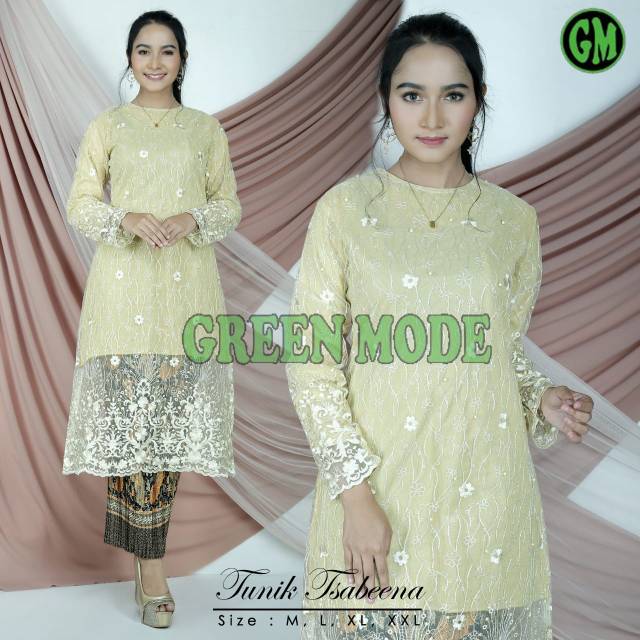 GM Set kebaya brokat tulle/kebaya modren /kebaya muslim /kebaya wisuda