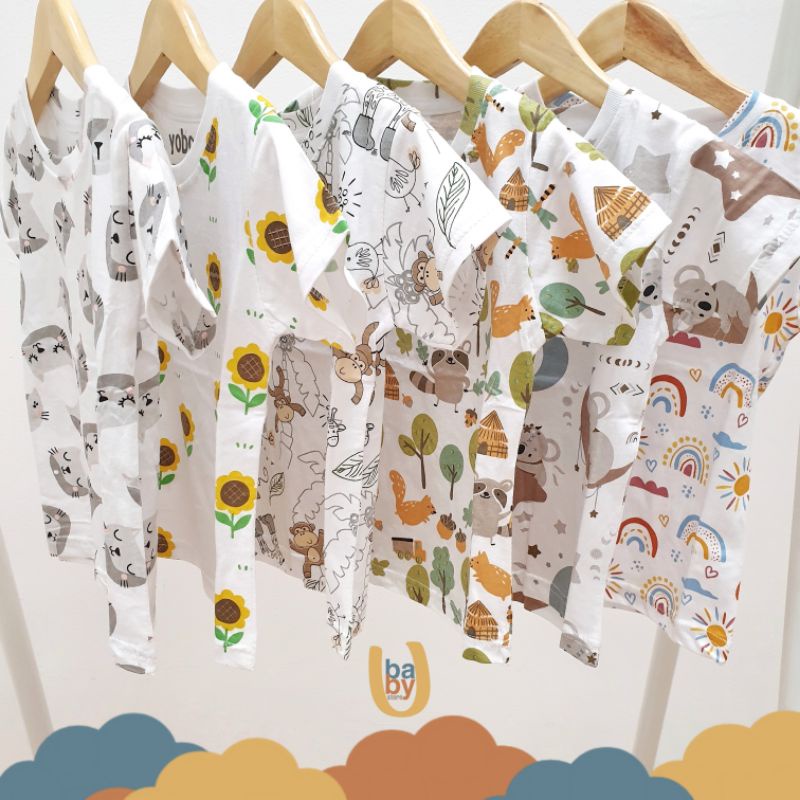 E-SHIRT (EVERYDAY T-SHIRT) YOBO BY BABYU | BAJU KAOS SANTAI BAYI &amp; ANAK (SIZE KECIL)