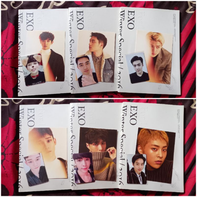 Official Album exo for life SEALED/UNSEALED fullset (pilih photocard,postcard)