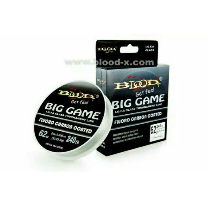 Senar pancing BLOOD BIG GAME FLURO CARBON