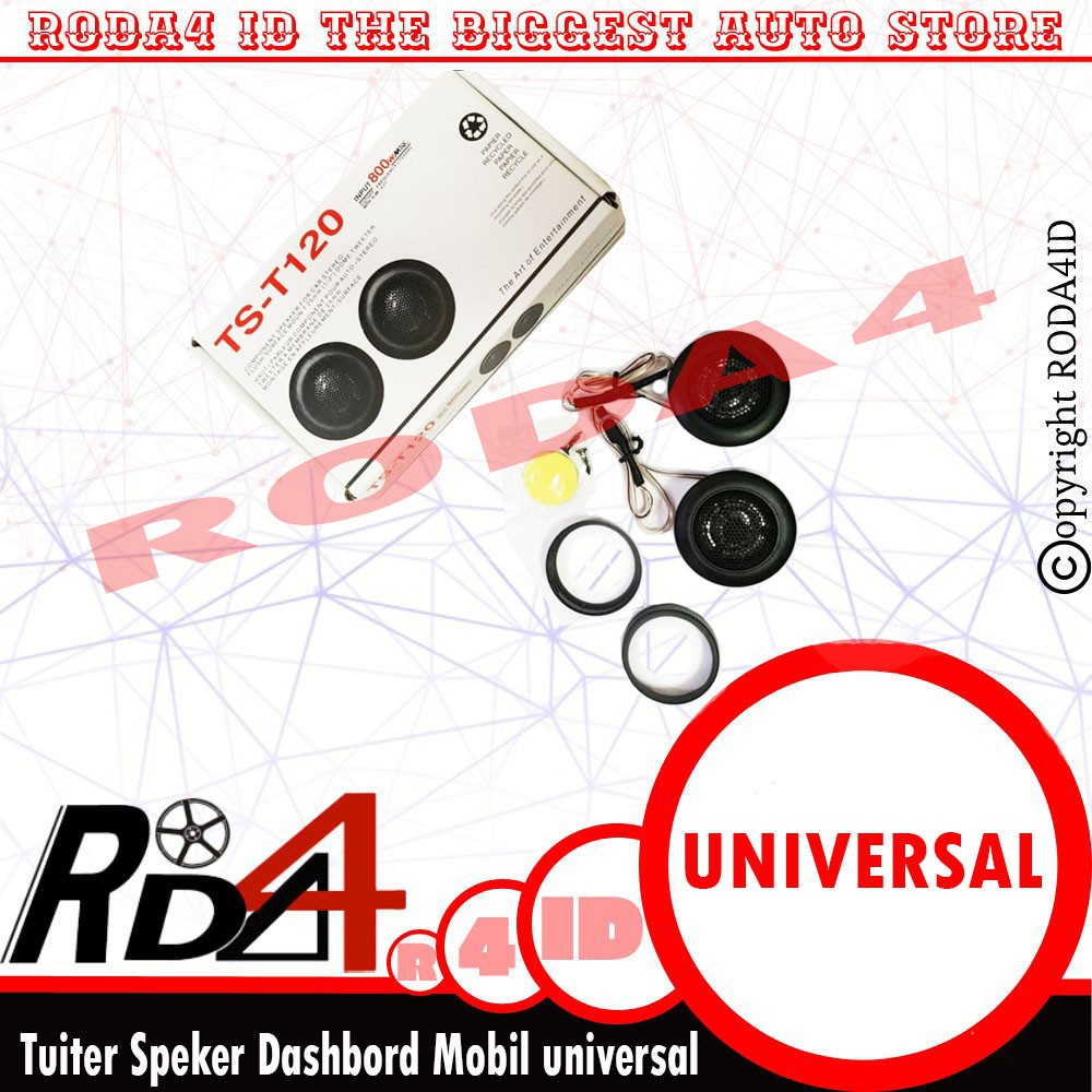 Tweeter Speaker Audio Mobil Universal TS-T120