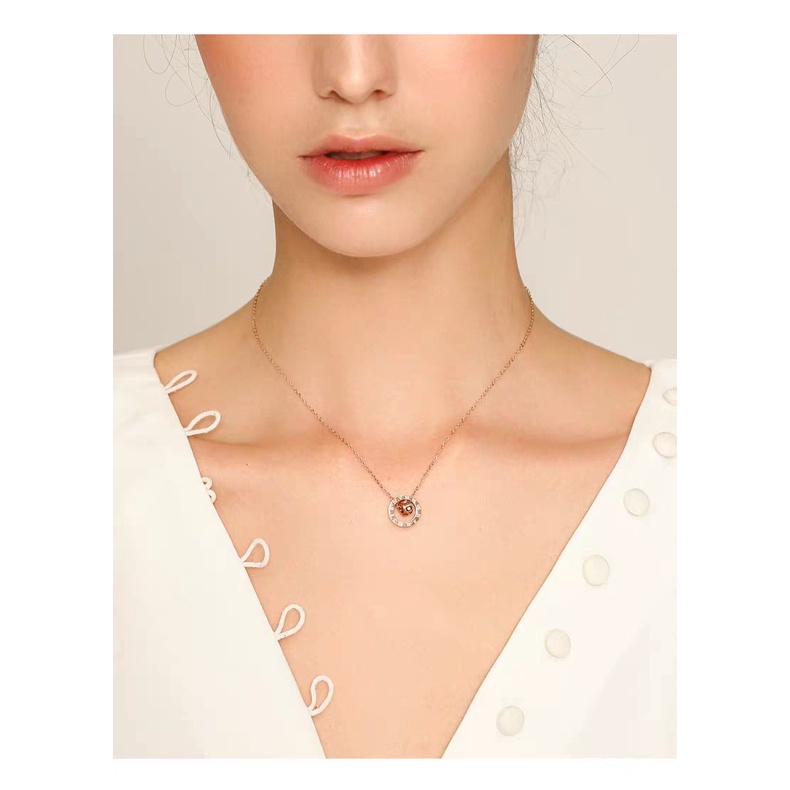 Kalung KL126 Stainless Steel Premium / Titanium Fashion Wanita Kalung unik Lucu Keren /Deluna/BS